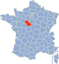 Departement Loir-et-Cher in Frankrijk